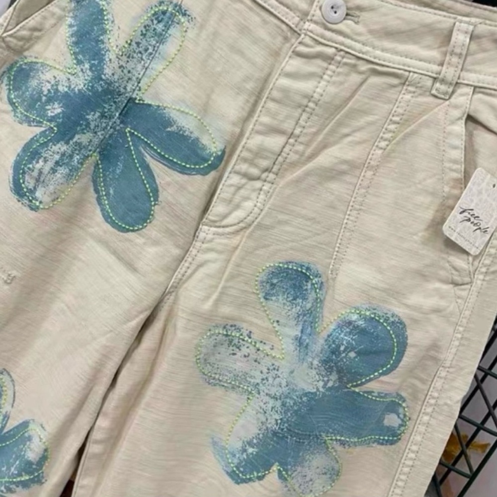 free people Floral pants - Picture 3 of 6